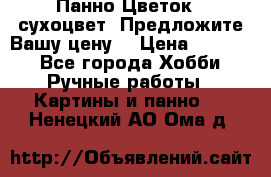 Панно Цветок - сухоцвет. Предложите Вашу цену! › Цена ­ 4 000 - Все города Хобби. Ручные работы » Картины и панно   . Ненецкий АО,Ома д.